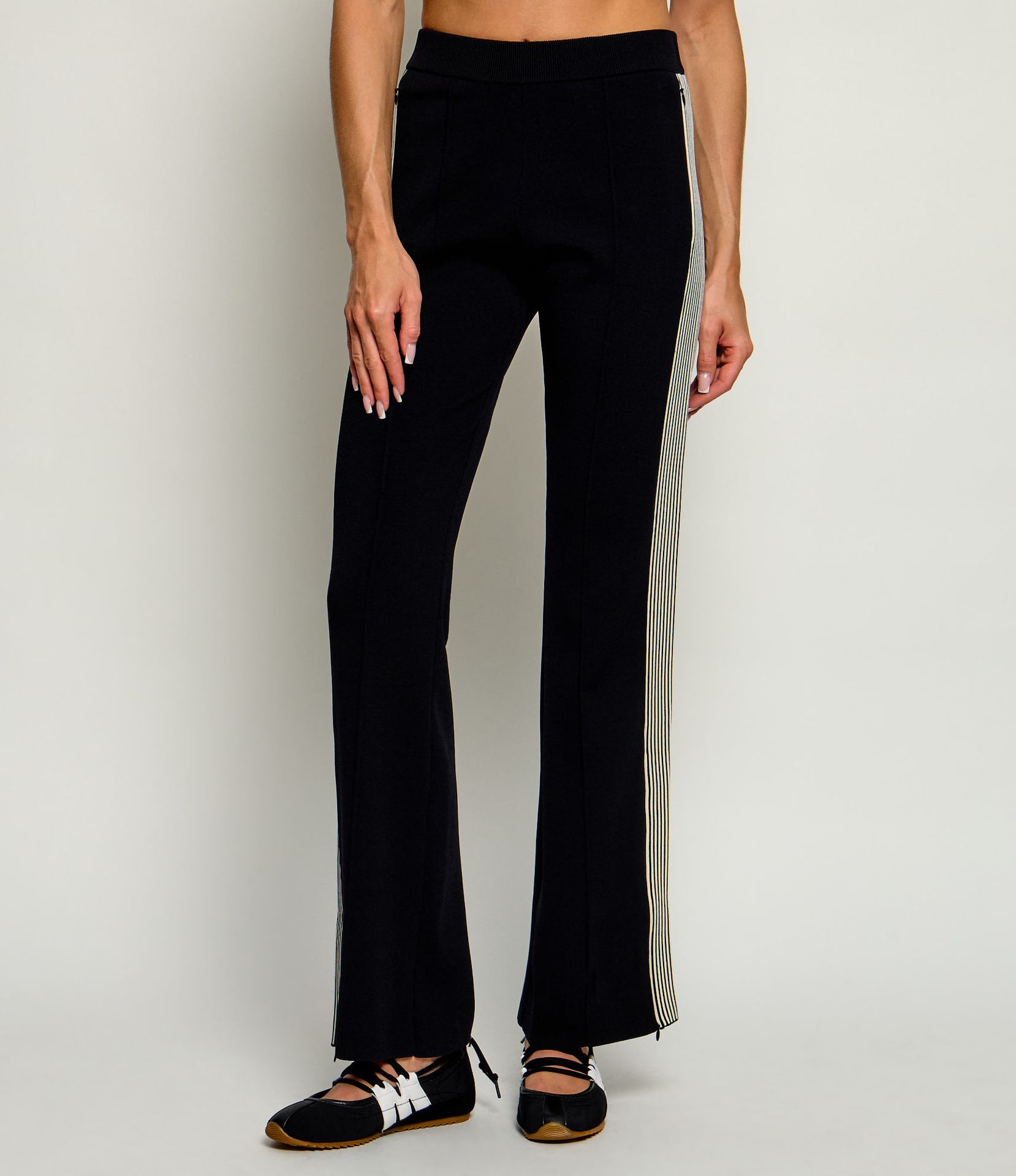 Pinko Spodnie dzianinowe Essen Loose fit