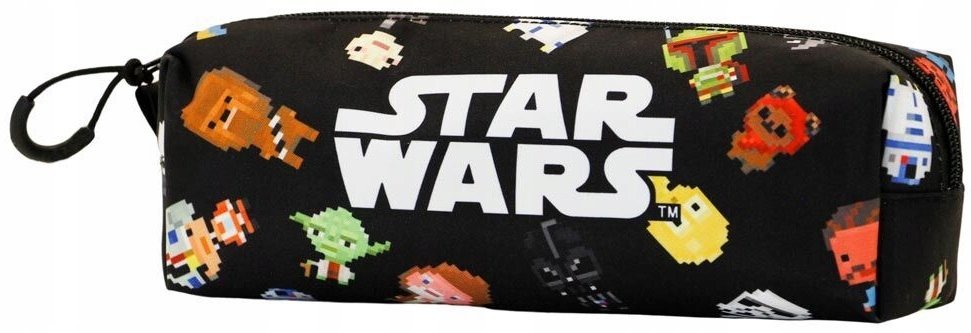 Piórnik tuba saszetka prostokątny Star Wars pixel