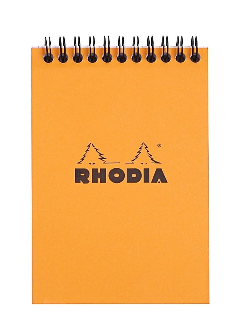 Notatnik Rhodia A6, kratka, pomarańczowy