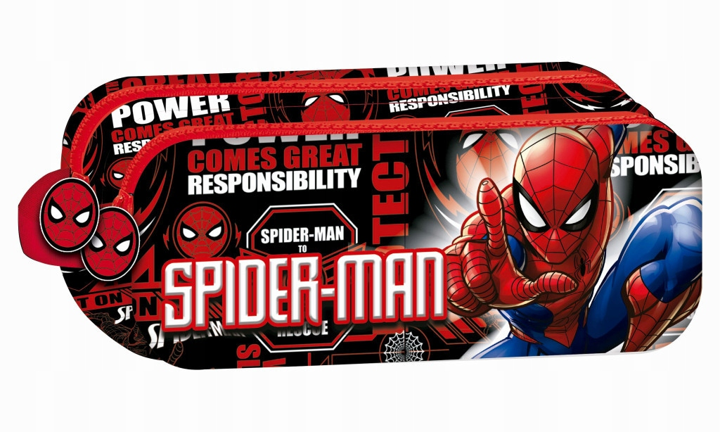 SPIDERMAN Fight On 2-komorowy piórnik 23 cm