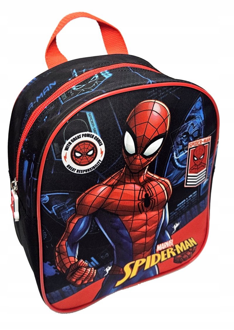 Plecak szkolny jednokomorowy Spiderman wielokolorowy