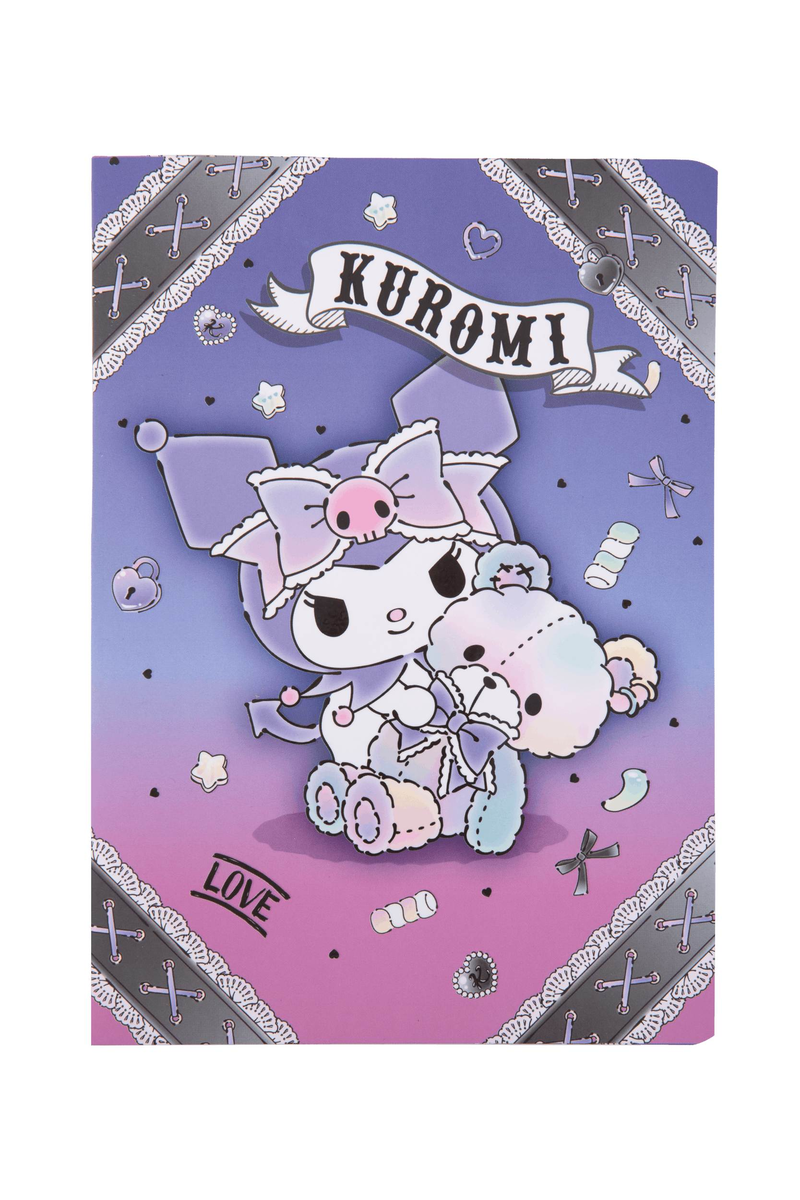 Zeszyt Kuromi A5 32K.Kratka Wzór 3