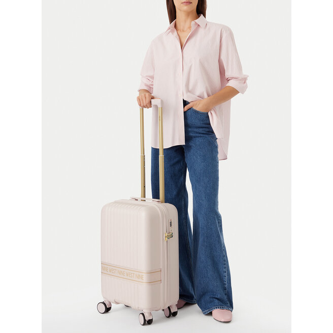 Walizka kabinowa Nine West CEO-NW-S-003-10 Różowy jasny