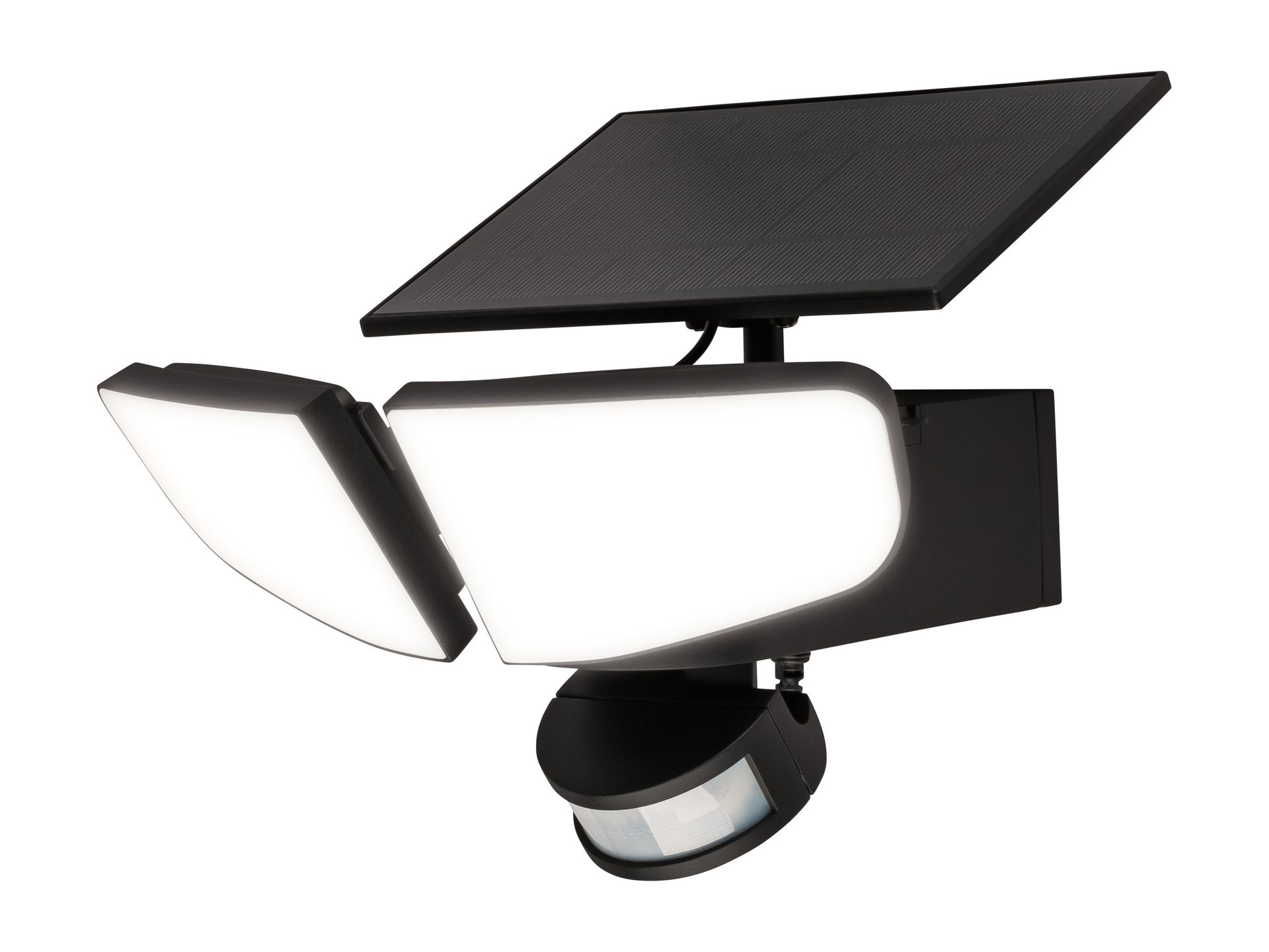LIVARNO® Reflektor solarny LED (Czarny)