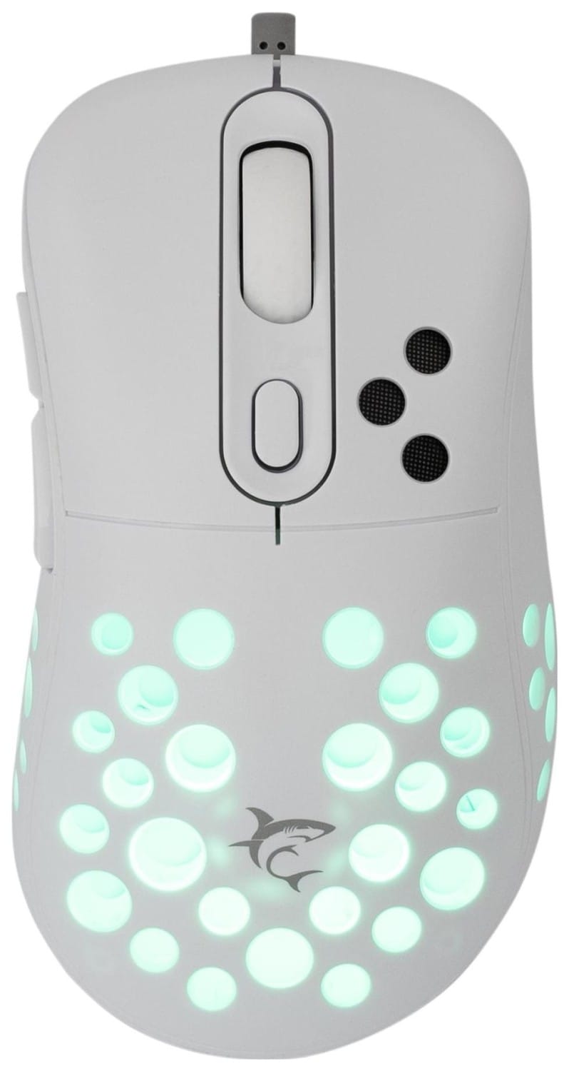 White Shark Azrael biała RGB 12800 dpi AZRAEL-W