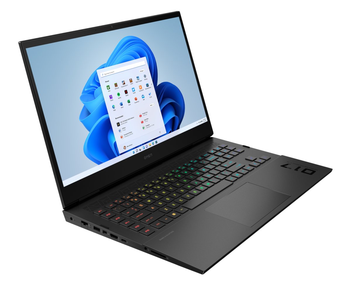 Omen HP 17-ck2010nt / 7P6M3EA / Intel i7 / 32GB / SSD 2TB / Nvidia RTX 4080 / QHD / 240Hz / Win 11 / Czarny