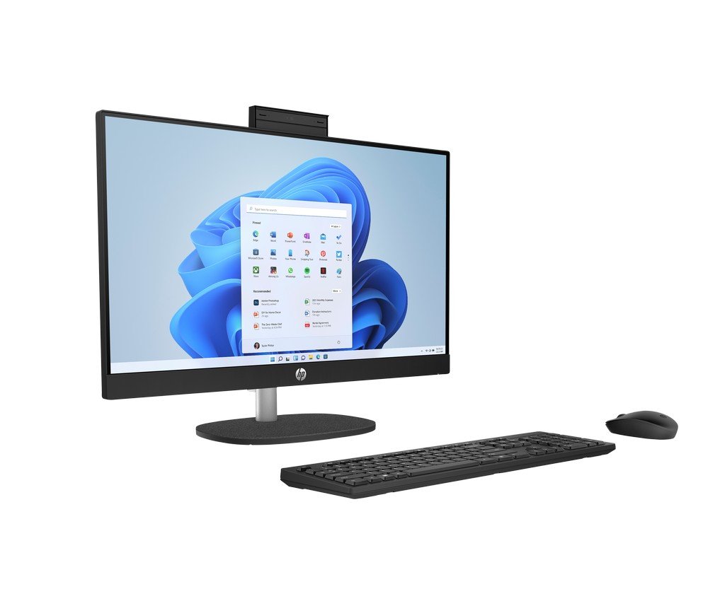 Komputer HP All-in-One 24-cr1003nx / B5NQ0EA / Ultra 7 / 16GB / 1TB / Intel Graphics / FullHD / Dotyk / Win 11 Pro / Czarny
