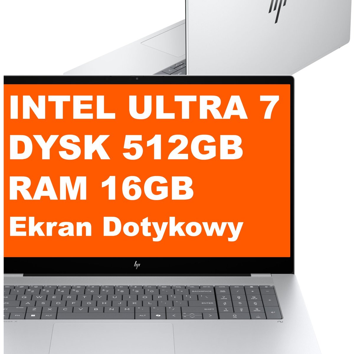 HP OmniBook X 17-dd0013dx / B5UH5UA / Intel Ultra 7 / 16GB / 512GB / Intel Arc / FullHD / Dotyk / Win 11 / Srebrny