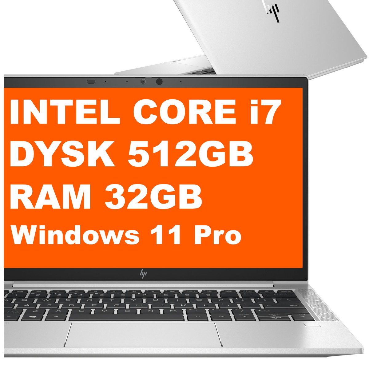 biznesowy HP EliteBook 830 G7 / B07JPU8Q / Intel Core i7 / 32GB / 512GB / Intel UHD / FullHD / Win 11 Pro