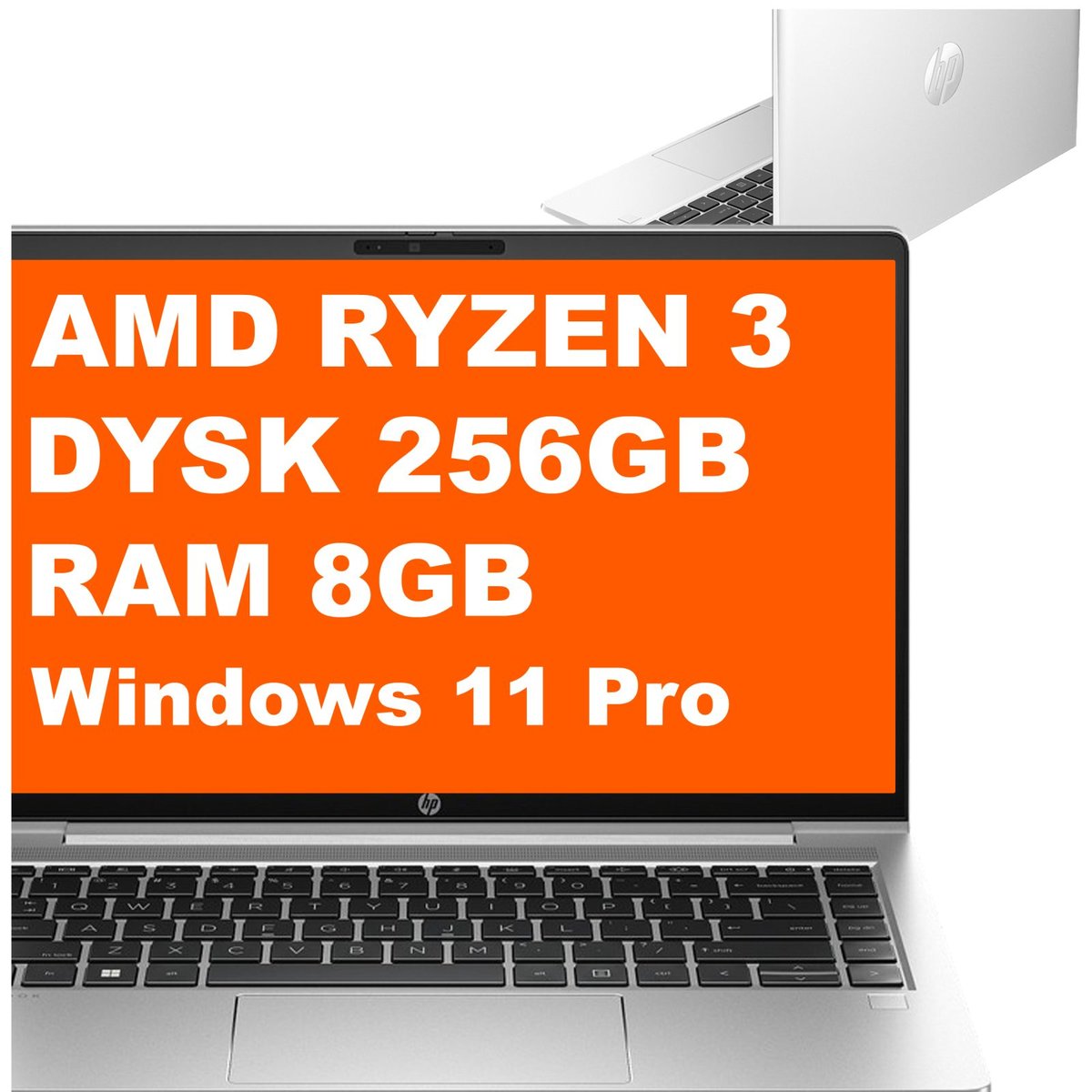 HP ProBook 445 G10 / 70Z72AV / Ryzen 3 / 8GB / 256GB / Radeon / FullHD / Dotyk / Win 11 Pro / Srebrny
