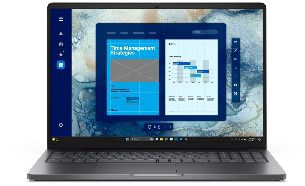 Dell Pro 16 PC16250 Core 5 120U / 16 GB / 512 GB / W11 Pro
