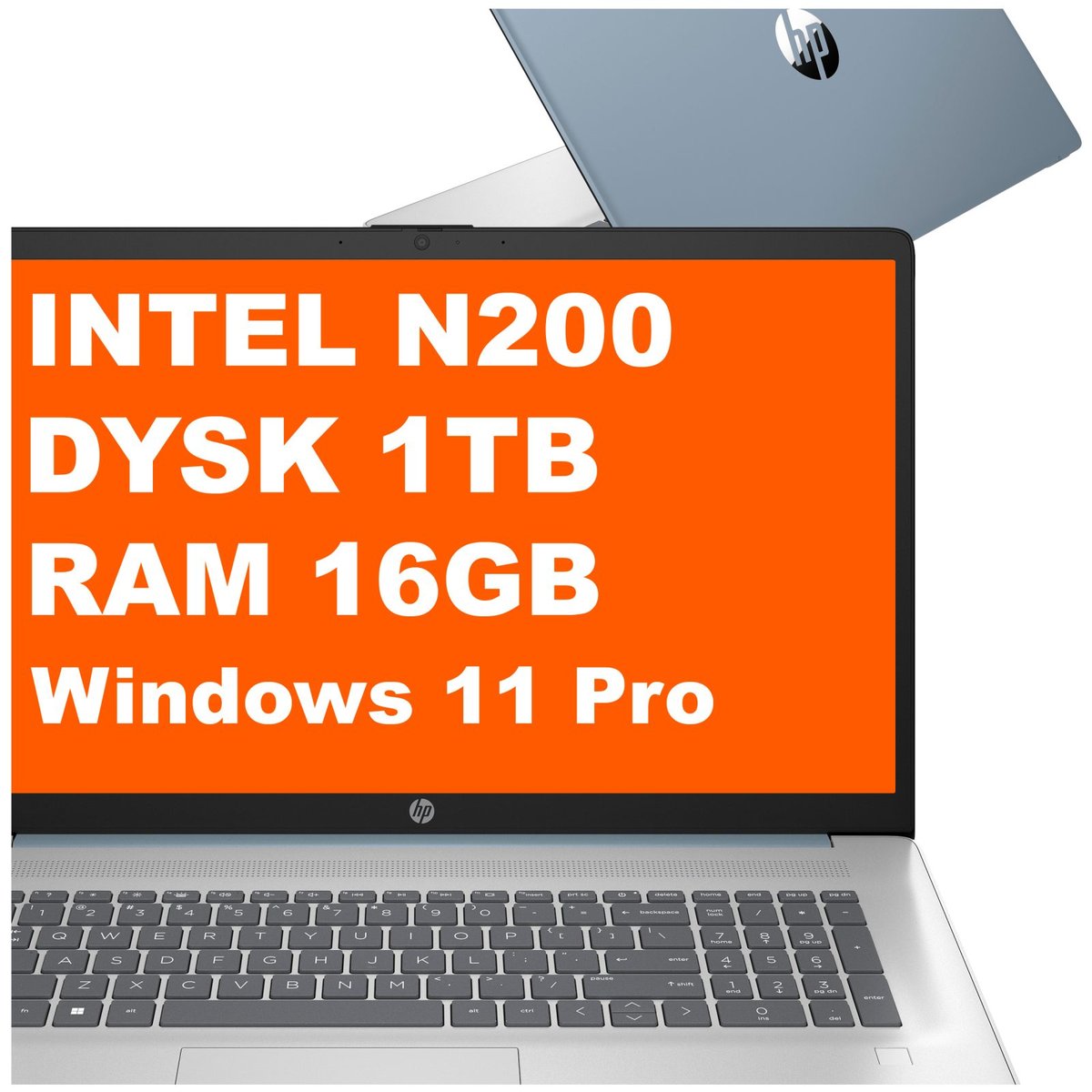 HP 17-cn3202ds / BK1G8UA / Intel N200 / 16GB / 1TB / Intel UHD / HD+ / Dotyk / Win 11 / Niebieski