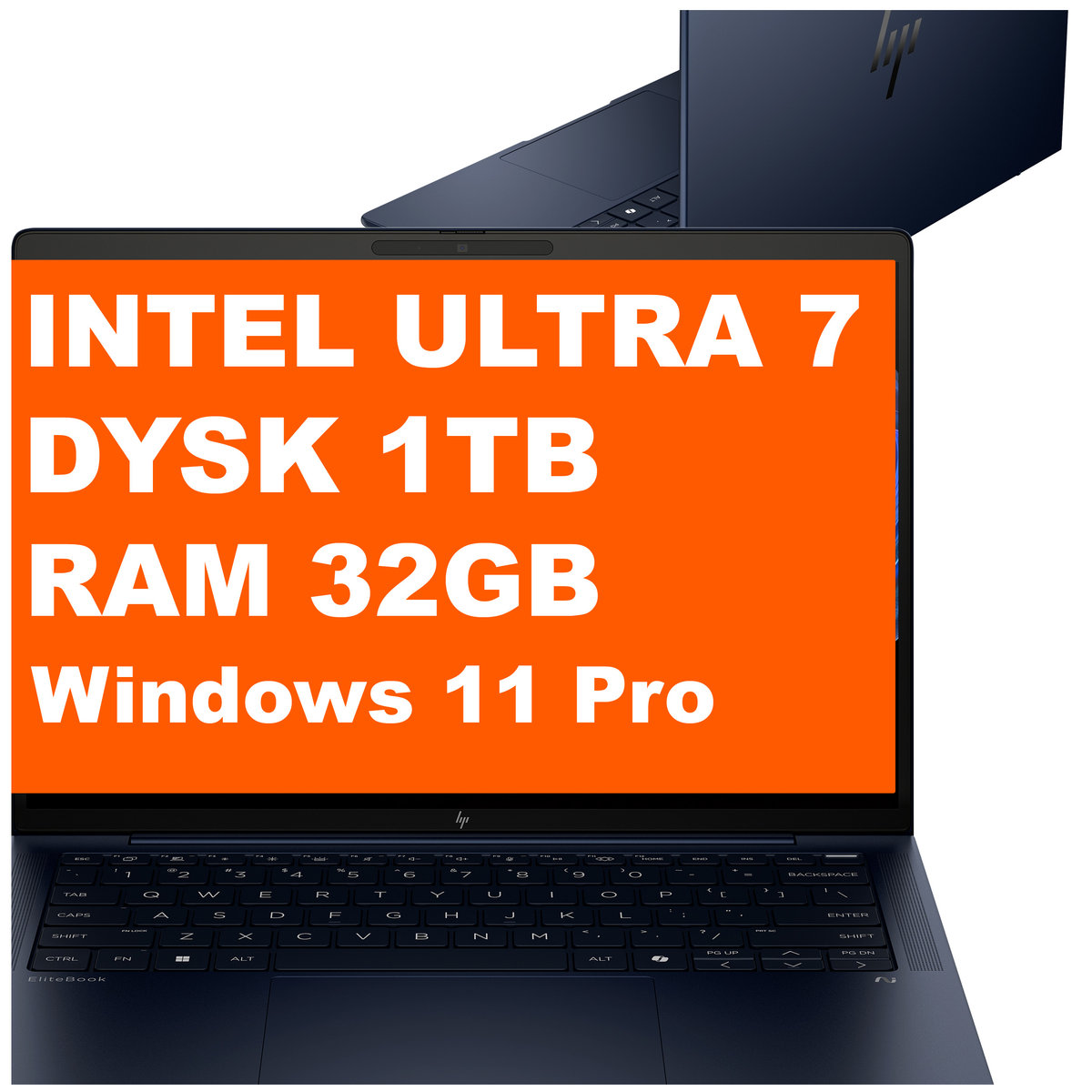 Biznesowy HP EliteBook Ultra G1i 14 / B66TCAT / Intel Core Ultra 7 258V / 32GB / 1TB / Intel Arc / 2.8K / Win 11 Pro