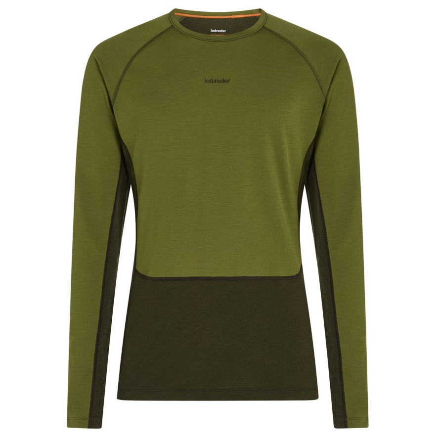 Męska koszulka Icebreaker Men Merino 200 ZoneKnit LS Crewe Rozmiar: M / Kolor: zielony