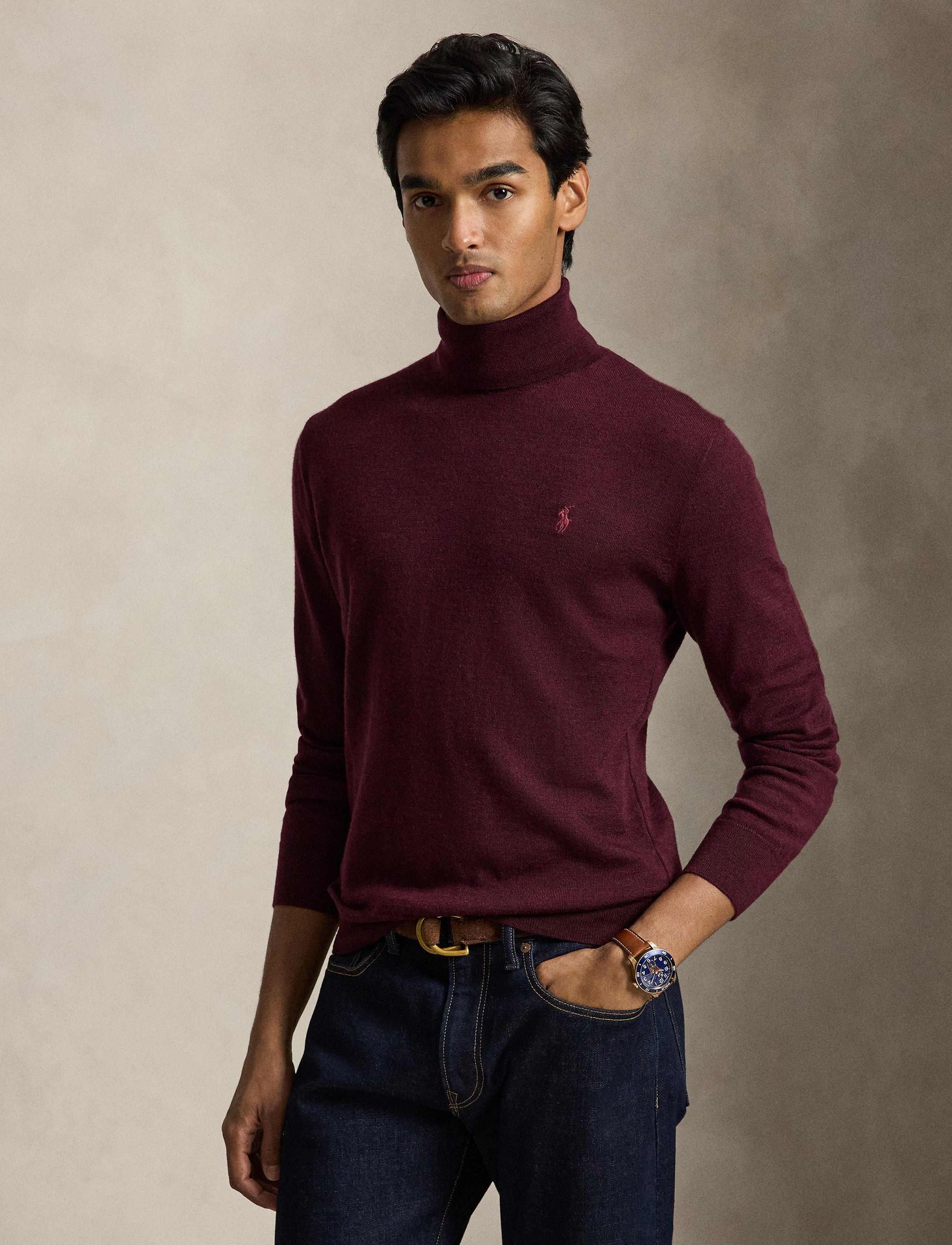 POLO RALPH LAUREN Wełniany golf Regular Fit