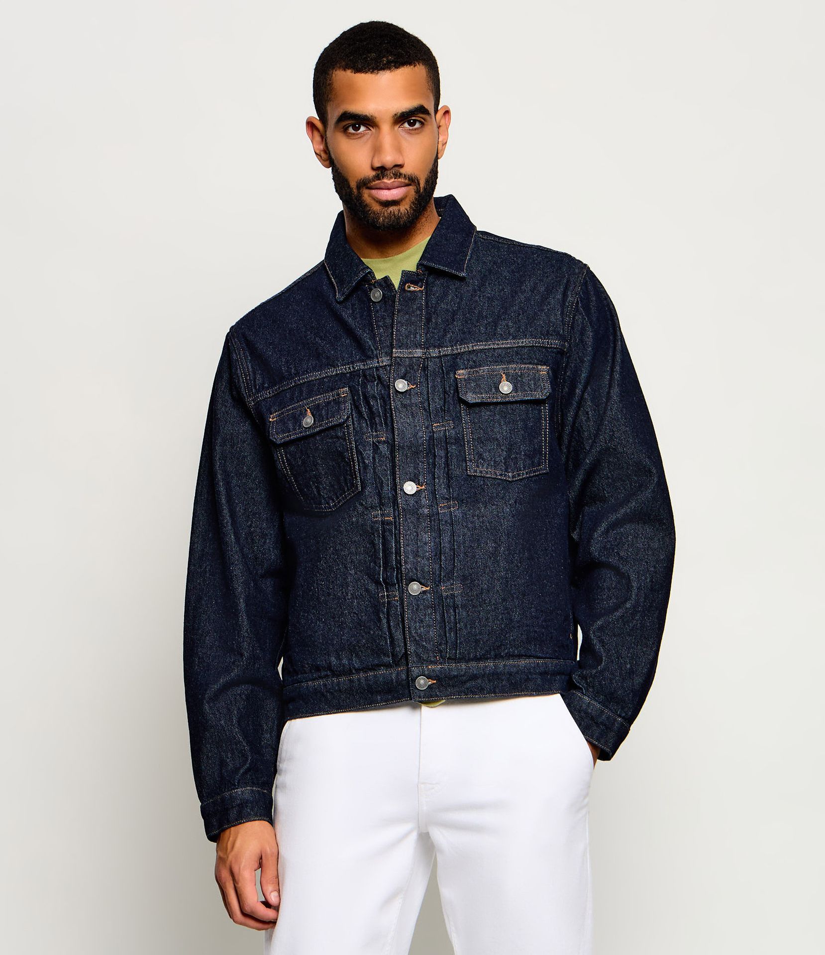 AllSaints Jeansowa kurtka Union Tigers Regular Fit