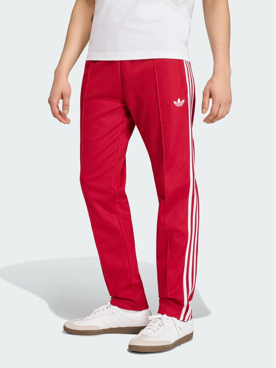 adidas Spodnie dresowe Classic Track Pants KW0120 Czerwony Regular Fit