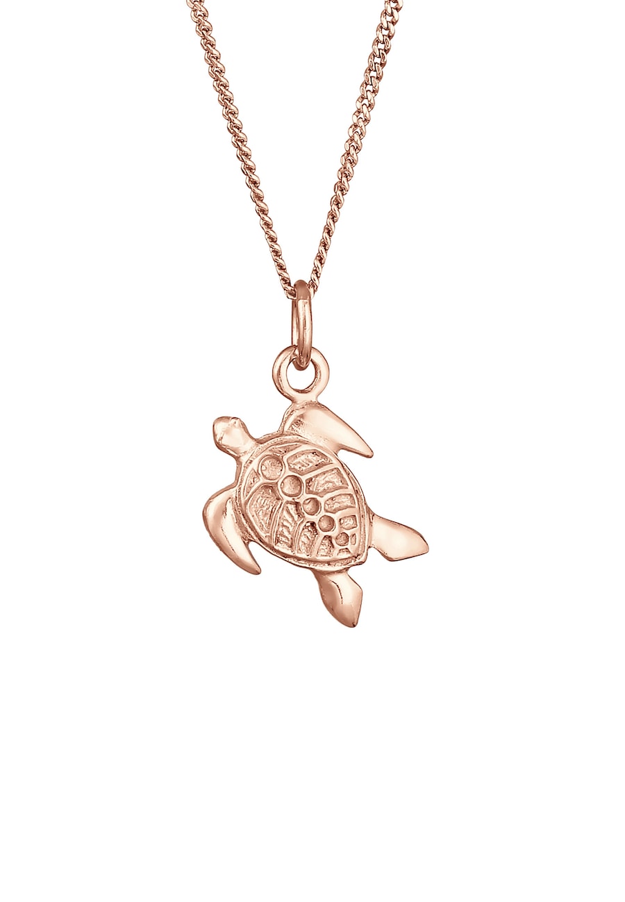 Elli Damska zawieszka żółw pancerka Sun srebro 925 Sterling Silver Naszyjniki 1 ct Damski