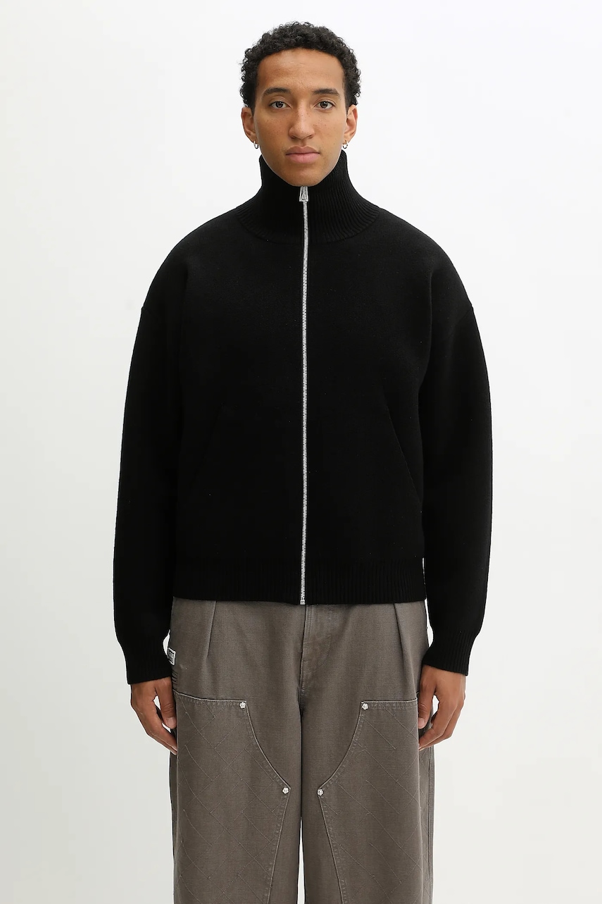 Axel Arigato kardigan z dodatkiem wełny Core zip-up