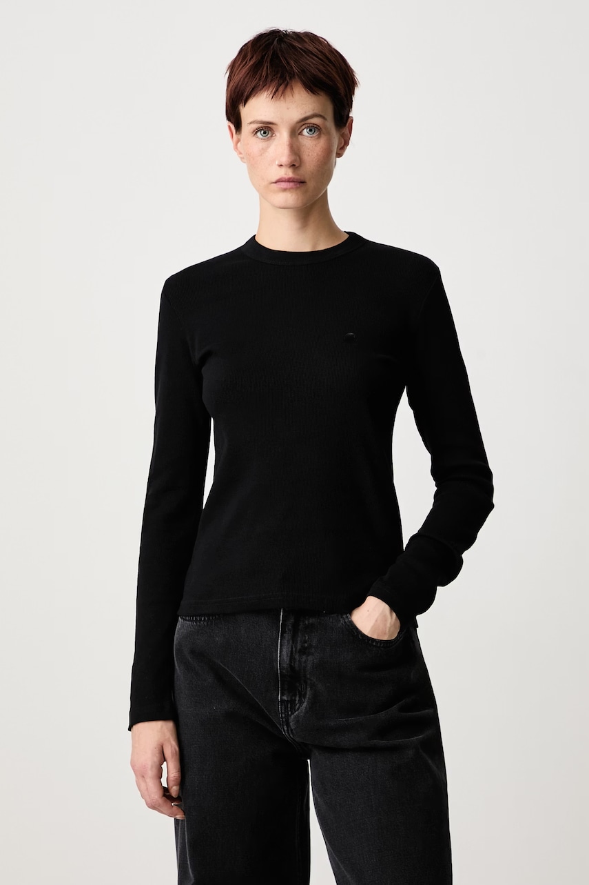 Carhartt WIP longsleeve damski bawełniany z elastanem Philipa T-Shirt