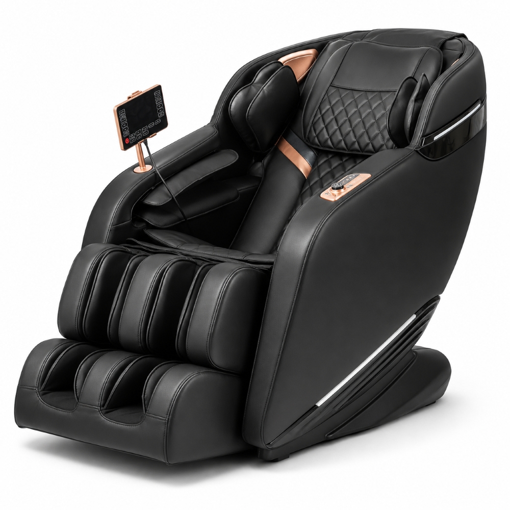 EXTRALINK FOTEL MASUJĄCY 3D ZERO GRAVITY CZARNO-SREBRNY EX.80852
