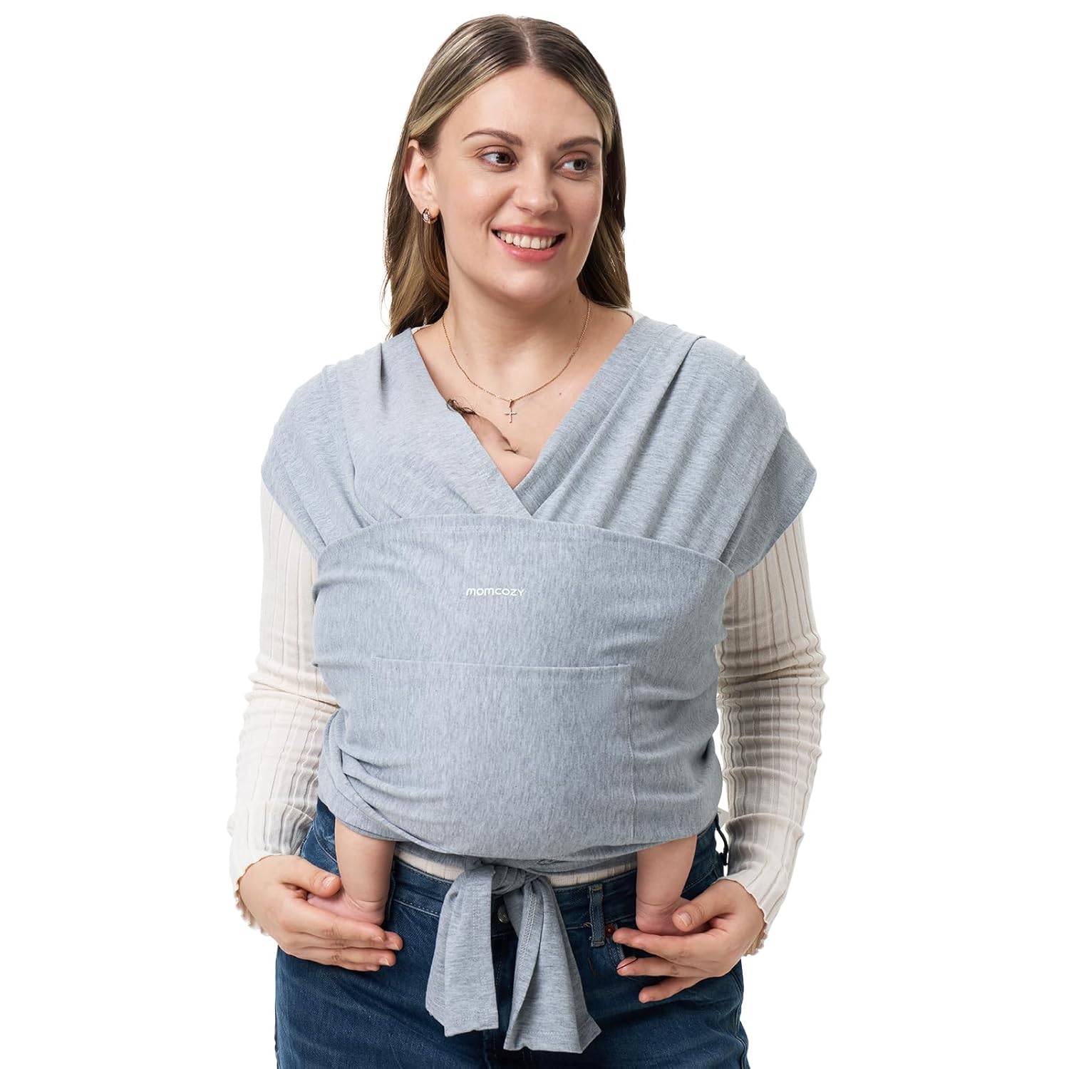 Momcozy Baby Wrap Carrier Szary Nosidełko