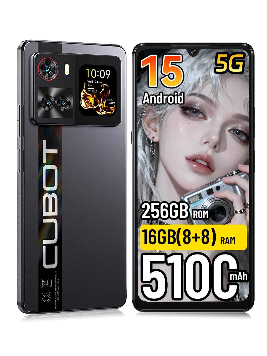 [Wysyłka z Polski] Cubot X100 Android 15 5100mAh 33W NFC 5G Smartphone 6.88