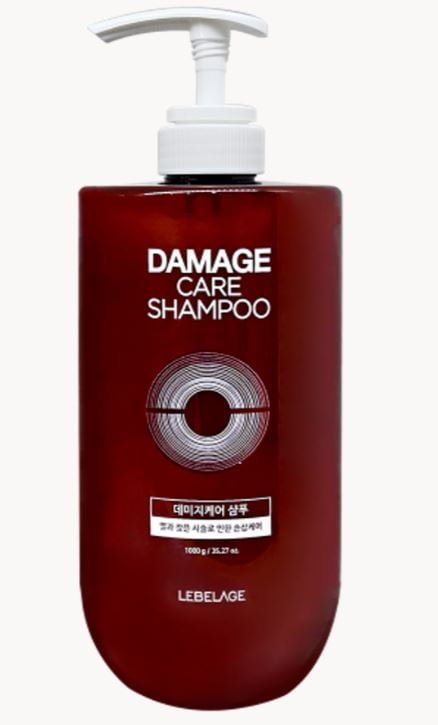 Lebelage Damage Care Szampon do Włosów Zniszczonych i Osłabionych 1000g