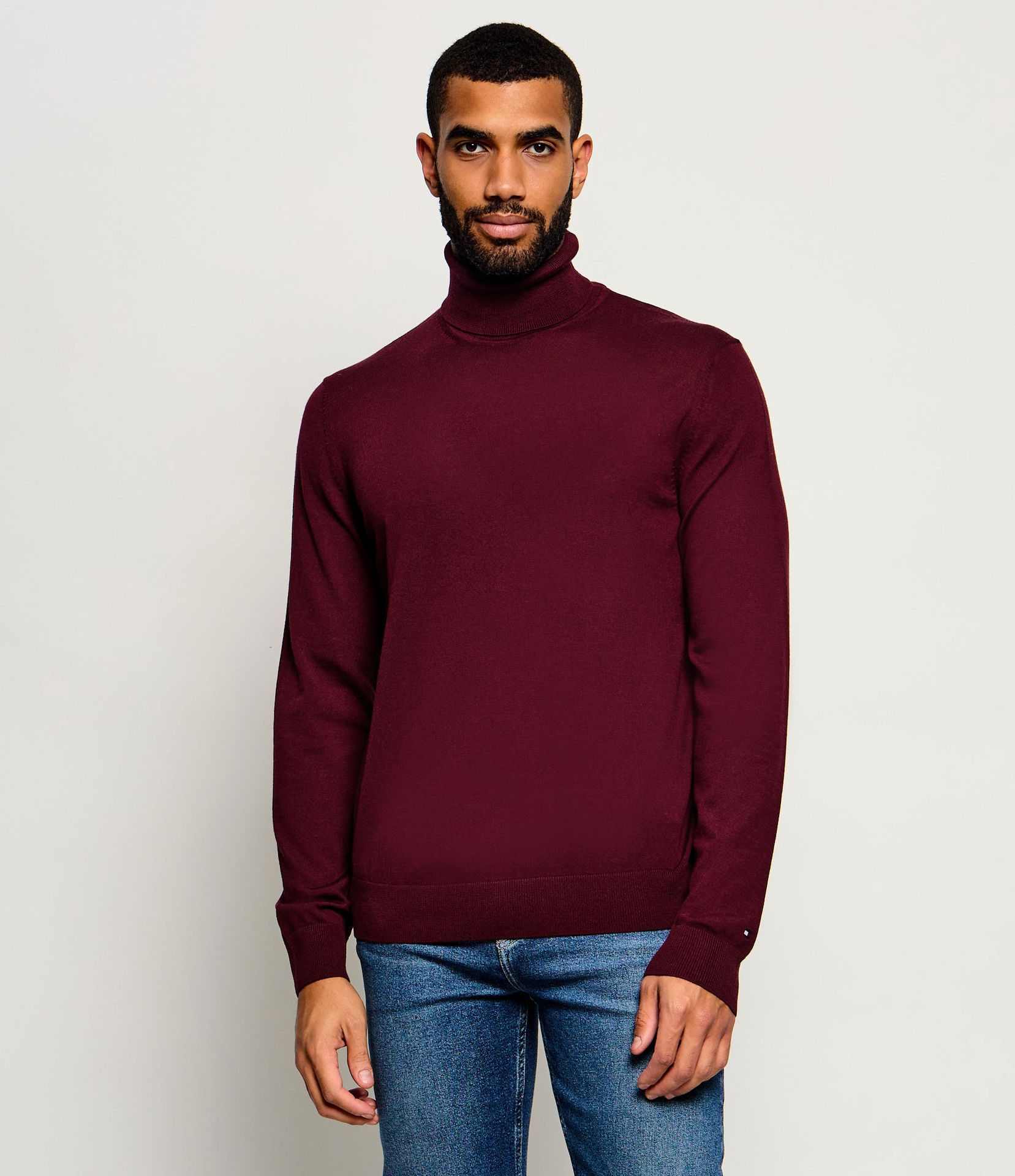 Tommy Hilfiger Wełniany golf Regular Fit