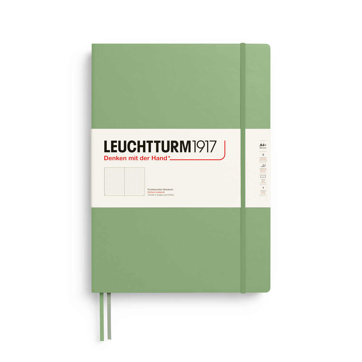 Notatnik Leuchtturm1917 Master Classic A4+, Kropki, Sage
