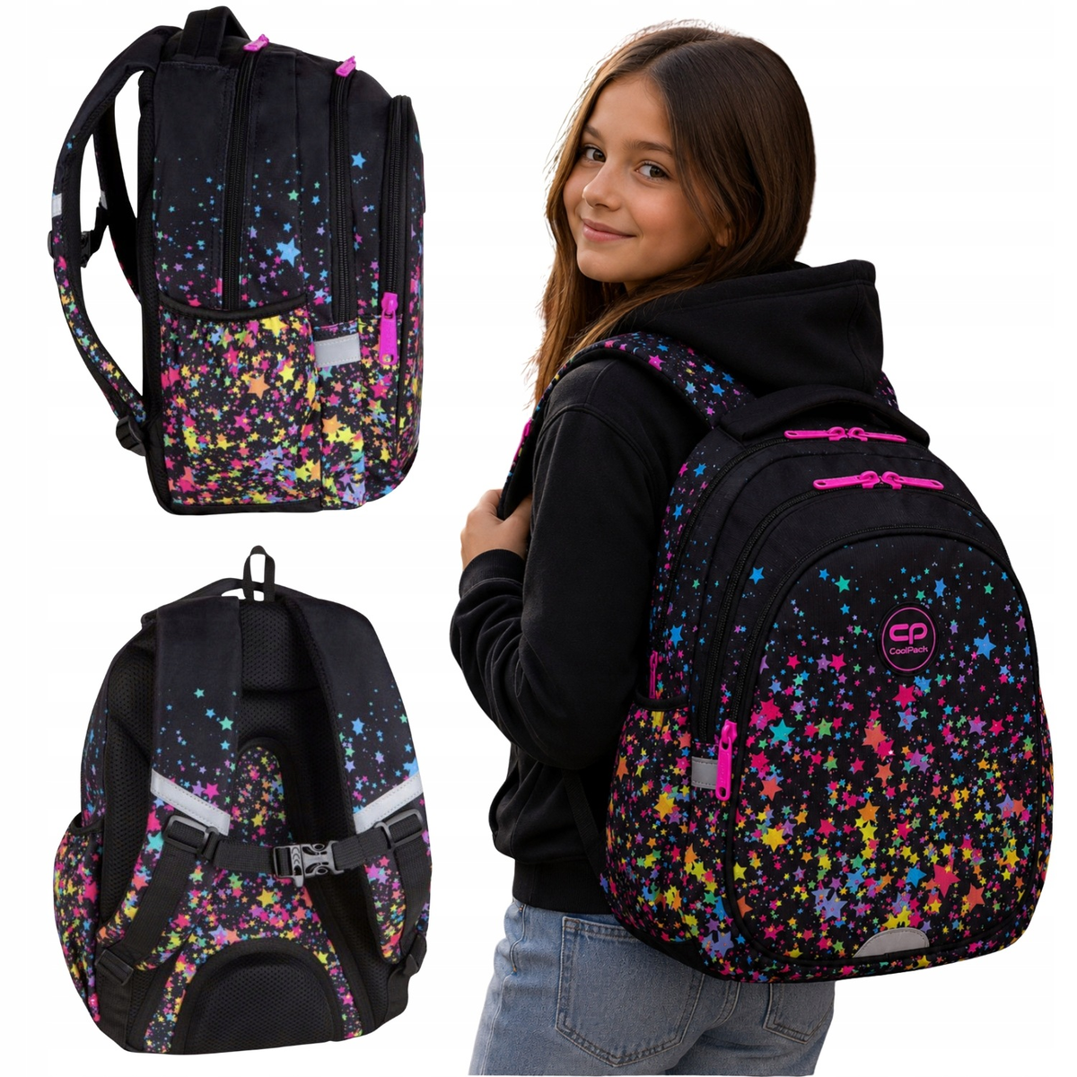 PLECAK SZKOLNY MŁODZIEŻOWY CHŁOPCA DZIEWCZYNKI COOLPACK TORNISTER SZKOŁY
