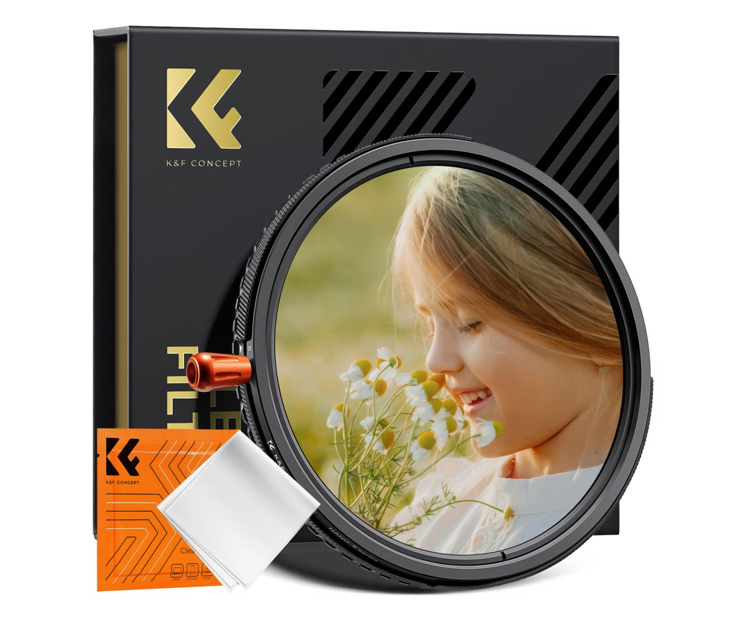 K&F Concept Nano-X MRC CPL & Fader ND2-32 & Black Mist 1/4 - 40,5 mm KF5226
