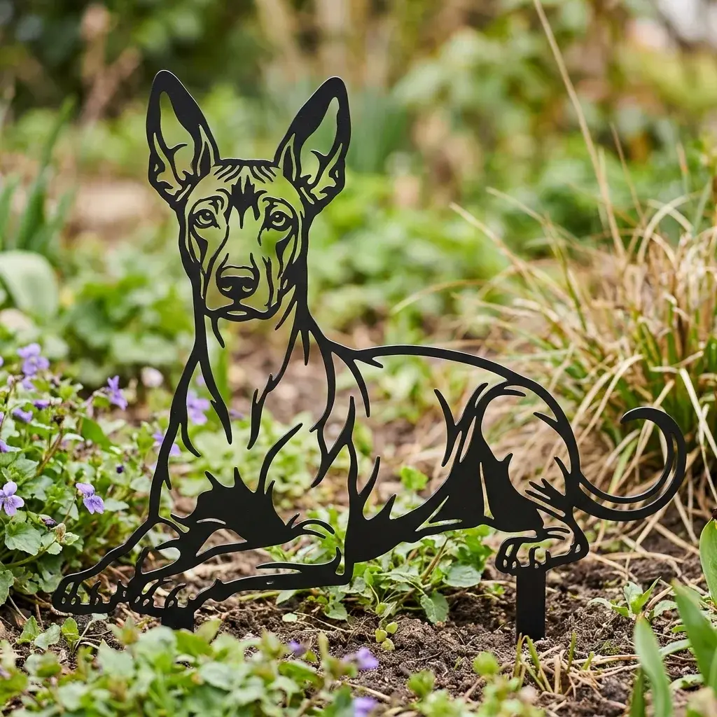 Xoloitzcuintli – Dekoracja Ogrodowa Metalowa