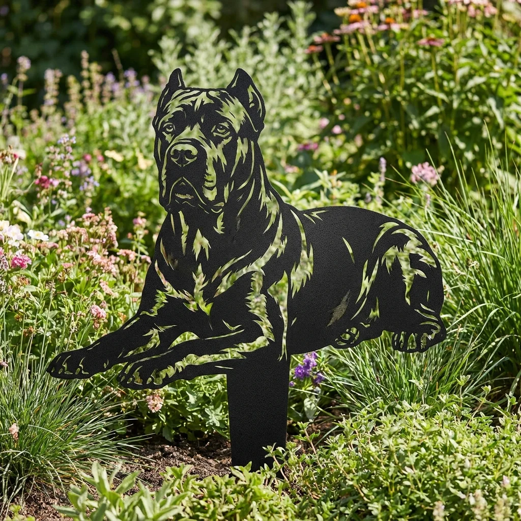 Cane corso – Dekoracja Ogrodowa Metalowa