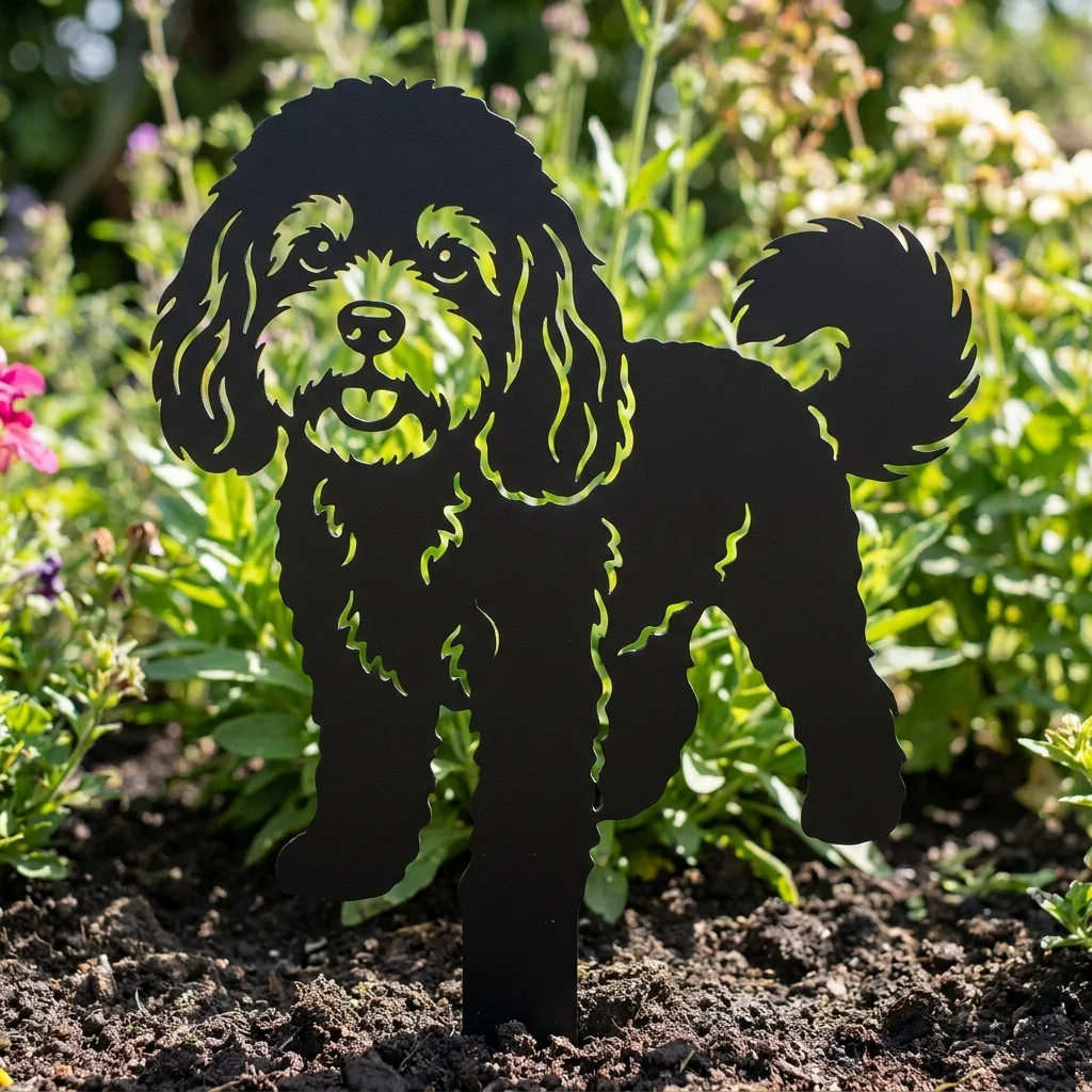 Cavapoo v5 – Dekoracja Ogrodowa Metalowa