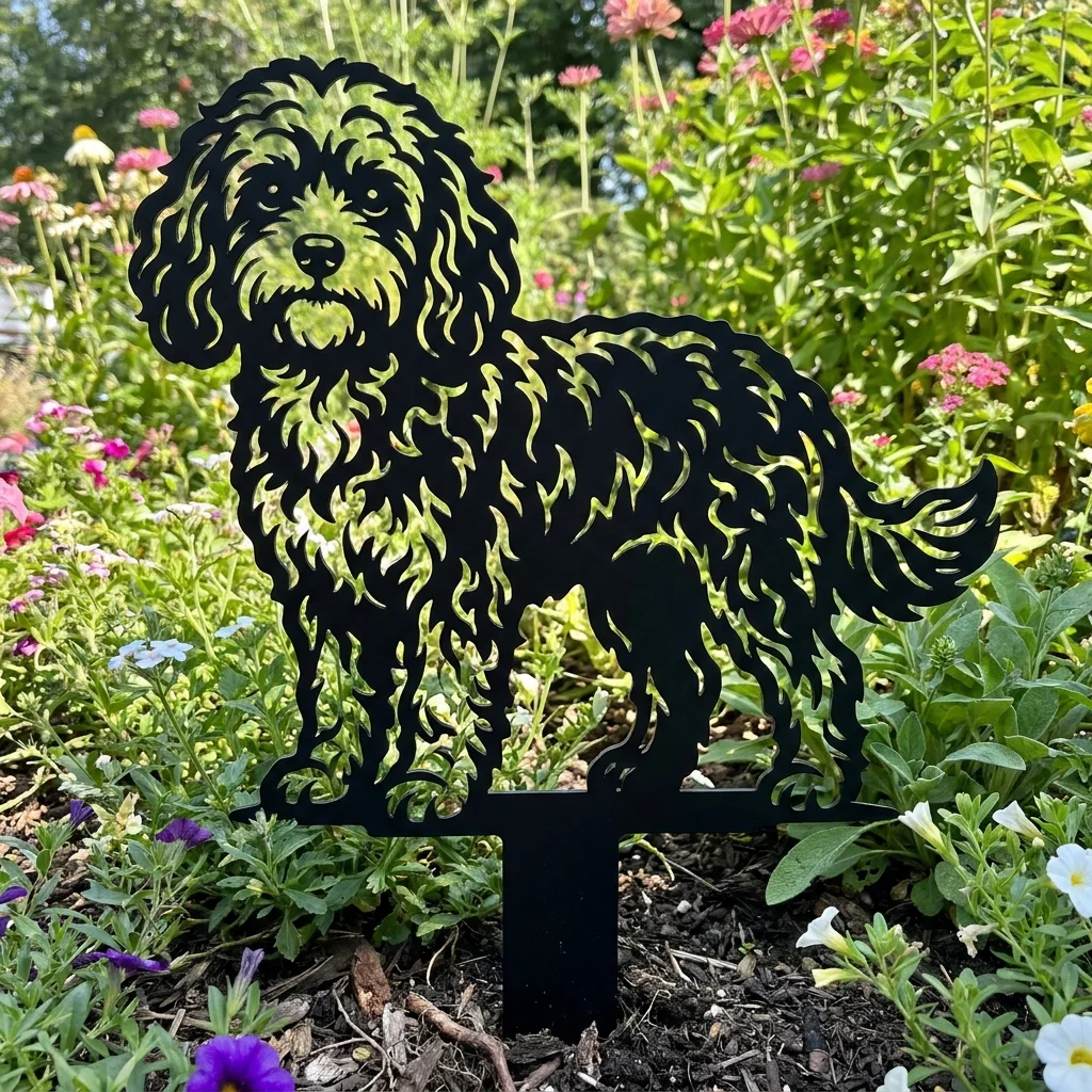 Cavapoo – Dekoracja Ogrodowa Metalowa