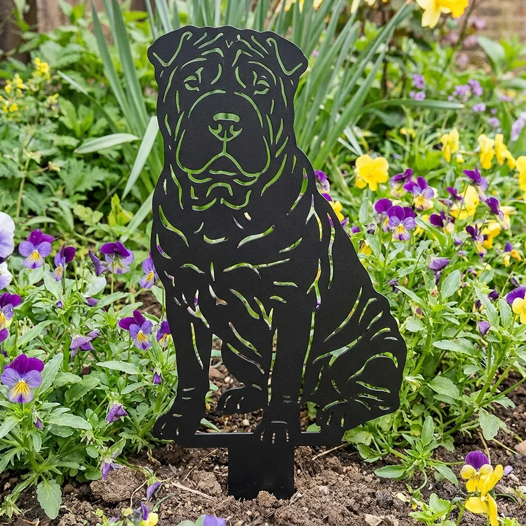 Shar pei – Dekoracja Ogrodowa Metalowa
