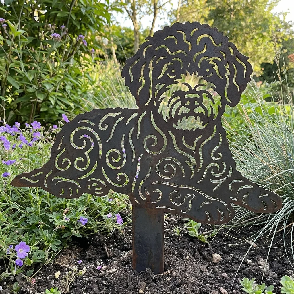 Lagotto – Dekoracja Ogrodowa Metalowa