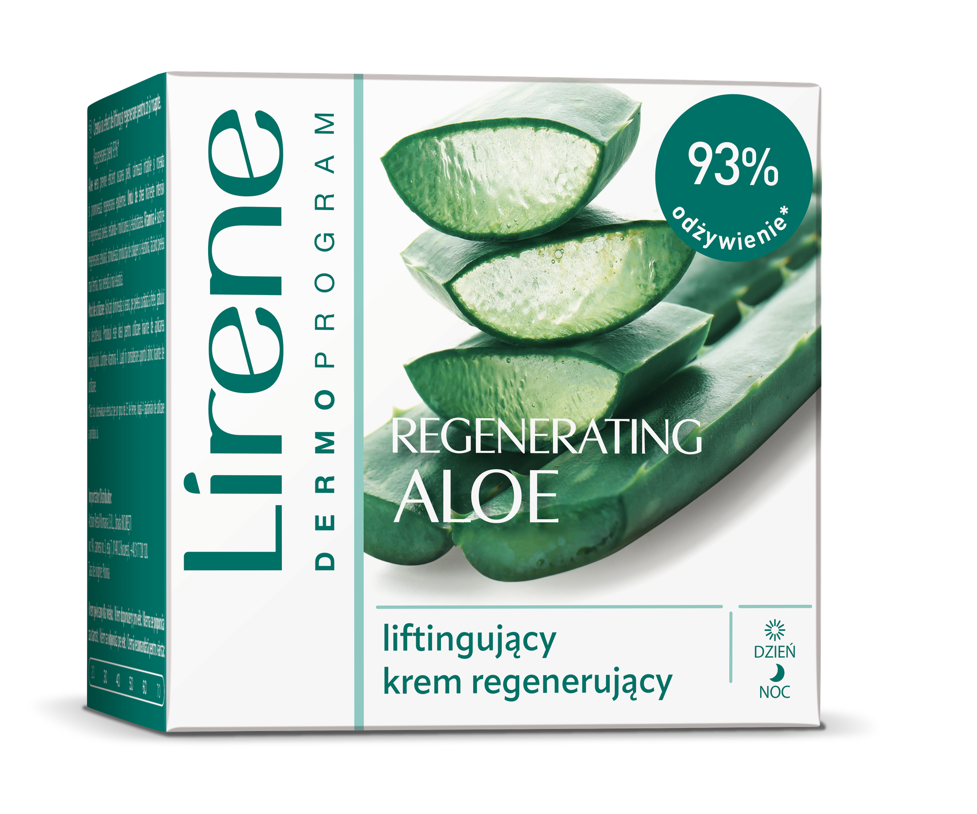 Lirene Regenerating Aloe Liftingujący Krem Regenerujący do Twarzy 50ml
