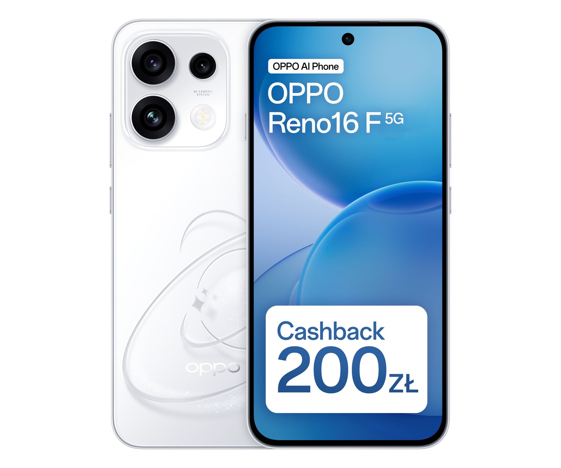 OPPO Reno16F 5G 8/256GB Biały