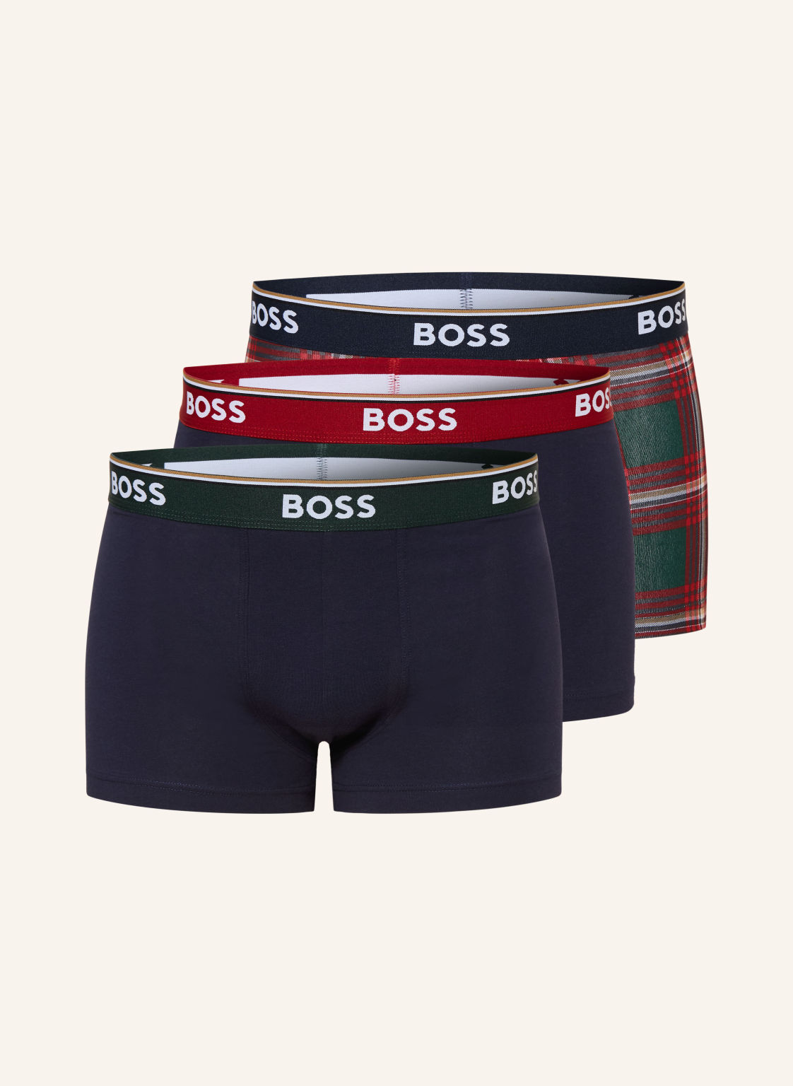 Boss 3-Pak Bokserek Power rot