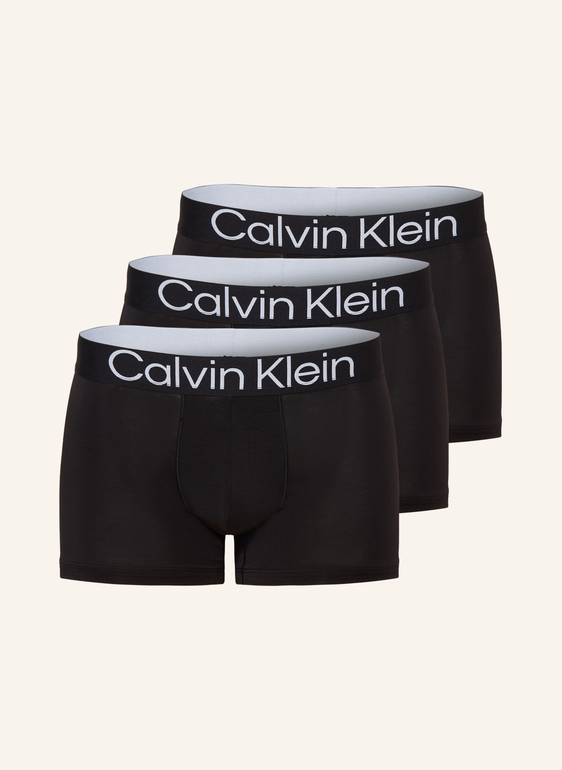 Calvin Klein Zestaw 3 Par Bokserek Ultra Soft Lyocell schwarz