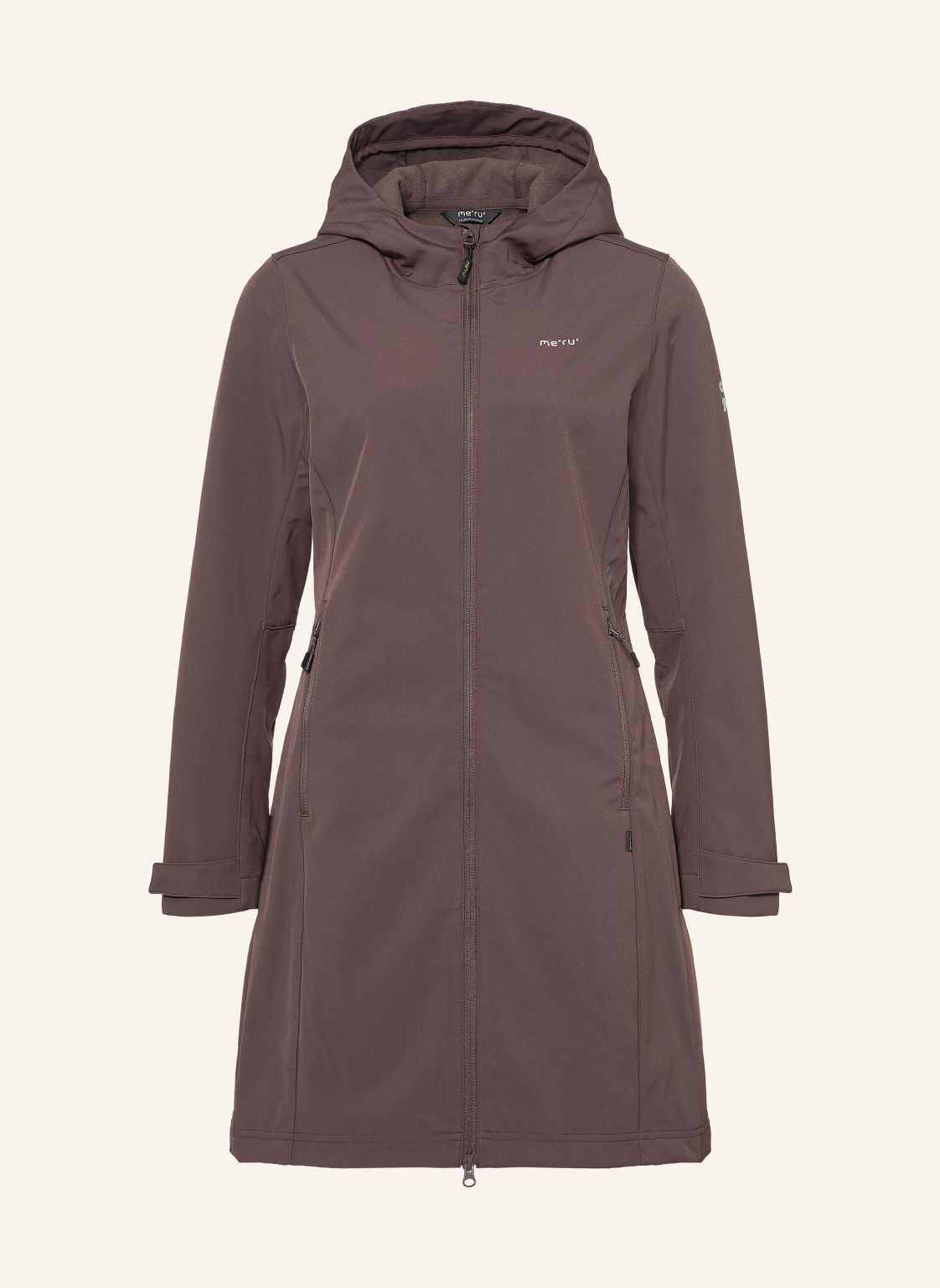 Me°Ru' Płaszcz Softshell W Kolorze Bordeaux braun