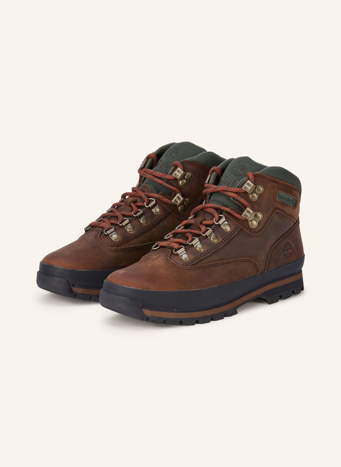 Timberland Botki Sznurowane Euro Hiker braun