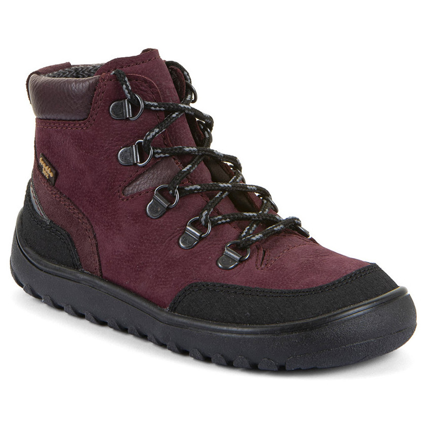 Dziecięce całoroczne buty barefoot Frodo Barefoot Up Trail Tex Bordeaux Rozmiar butów (UE): 33 / Kolor: bordowy