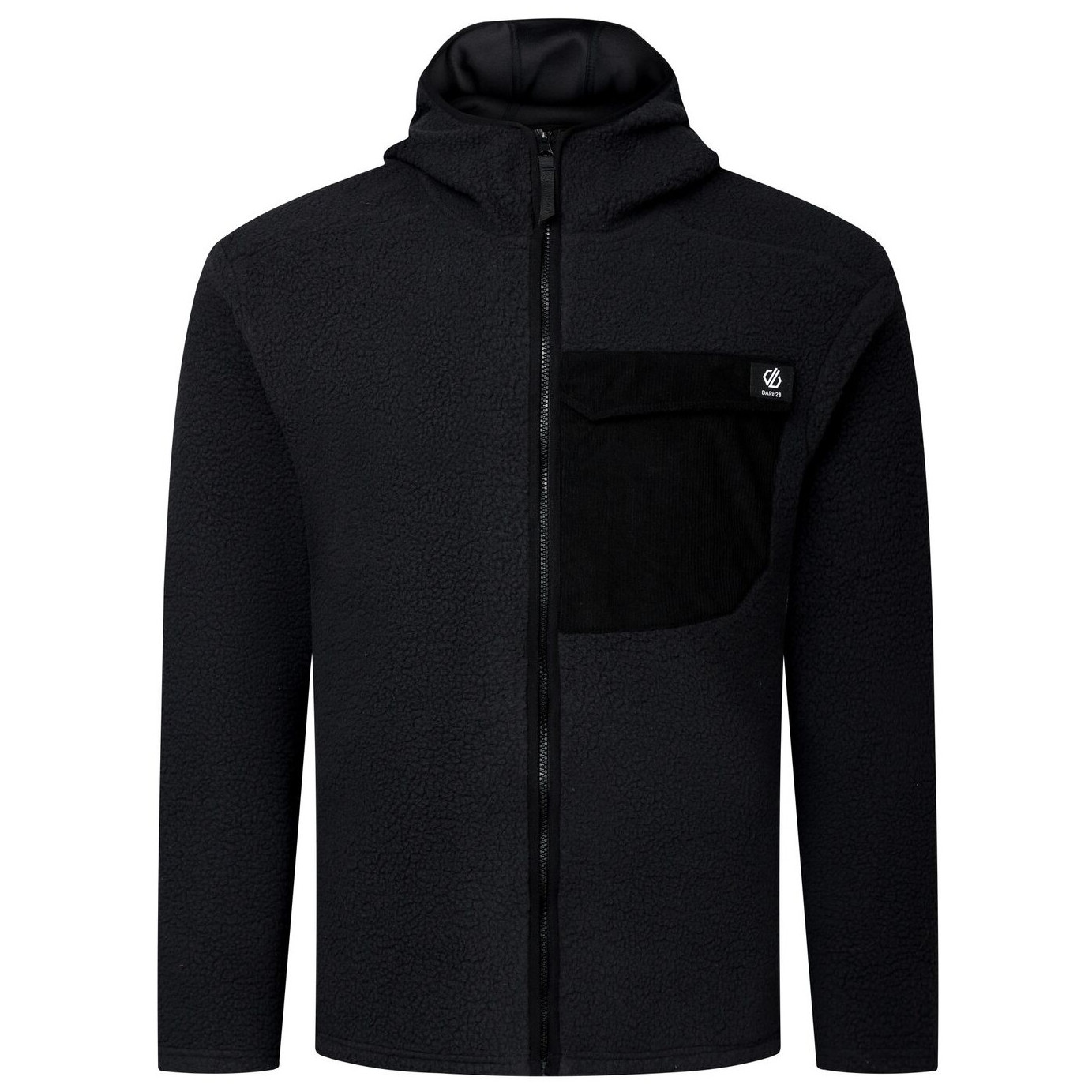 Bluza męska Dare 2b Firn Hooded Borg Fleece Rozmiar: L / Kolor: czarny