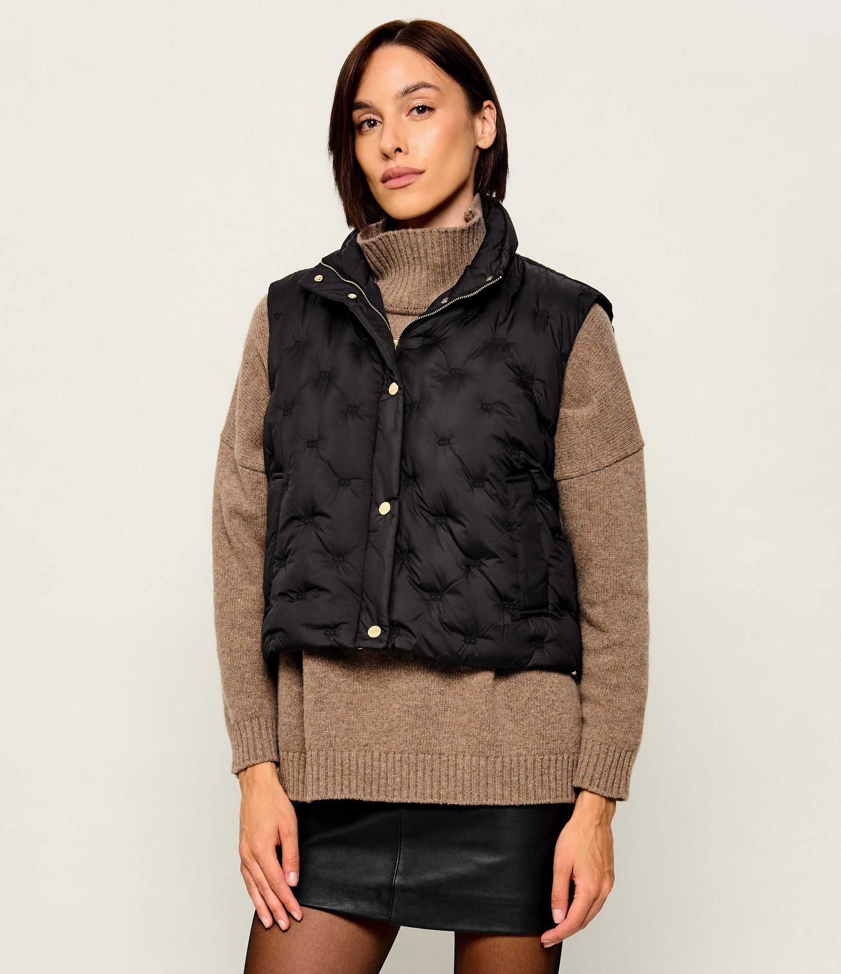 Tommy Hilfiger Puchowy bezrękawnik Regular Fit