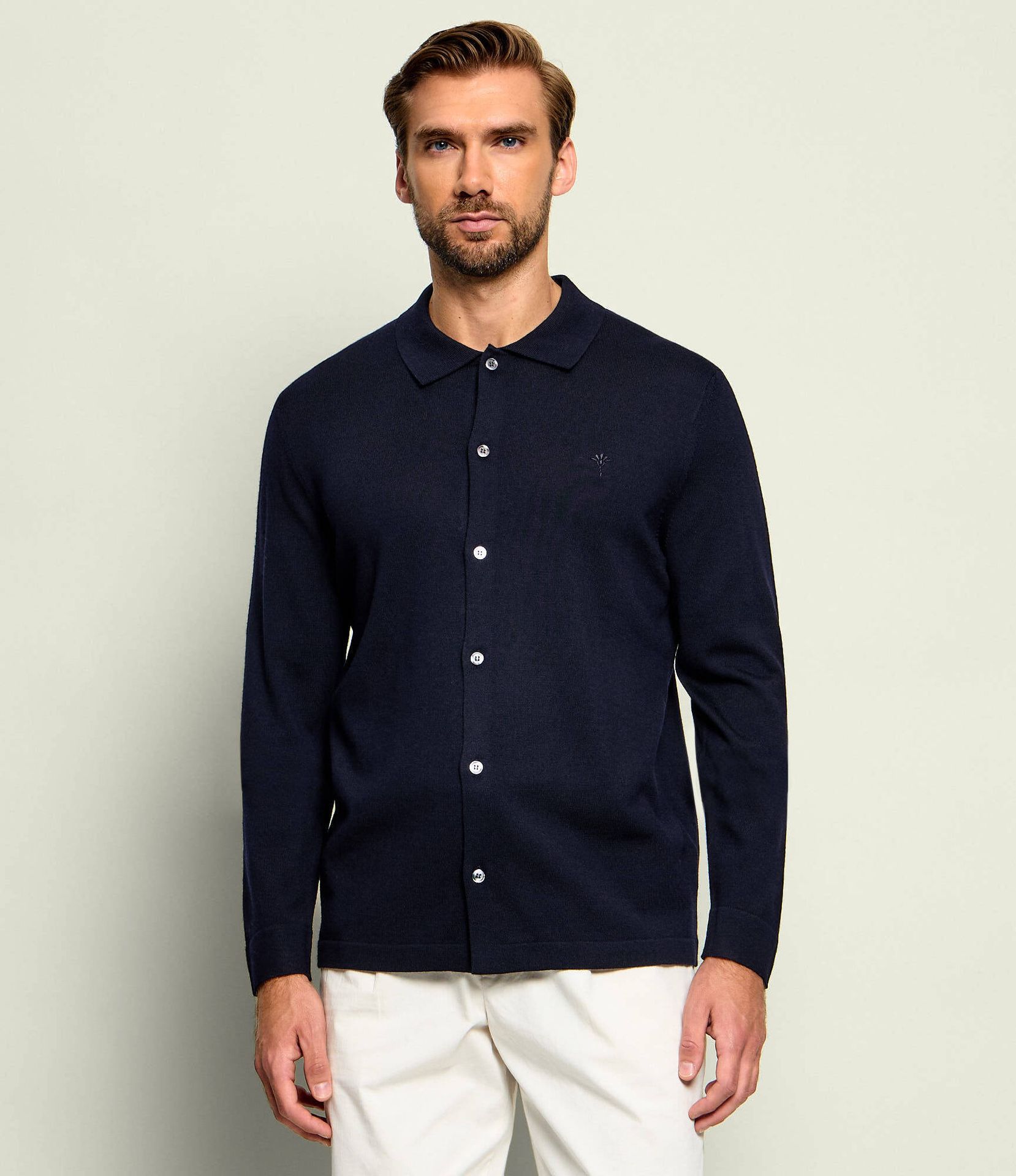 Joop! Wełniane polo Davus Regular Fit
