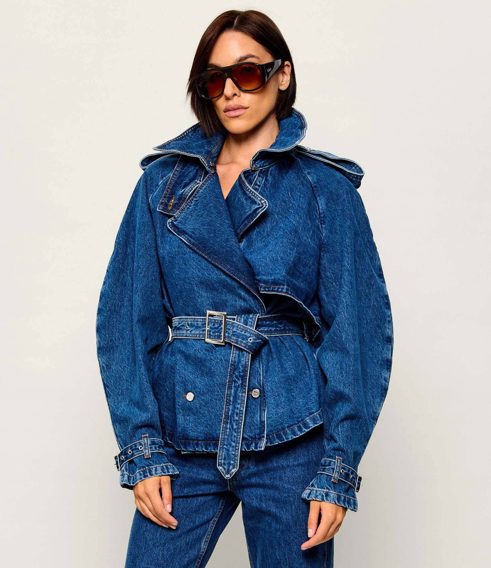 Anine Bing Jeansowa kurtka Pascale Relaxed fit