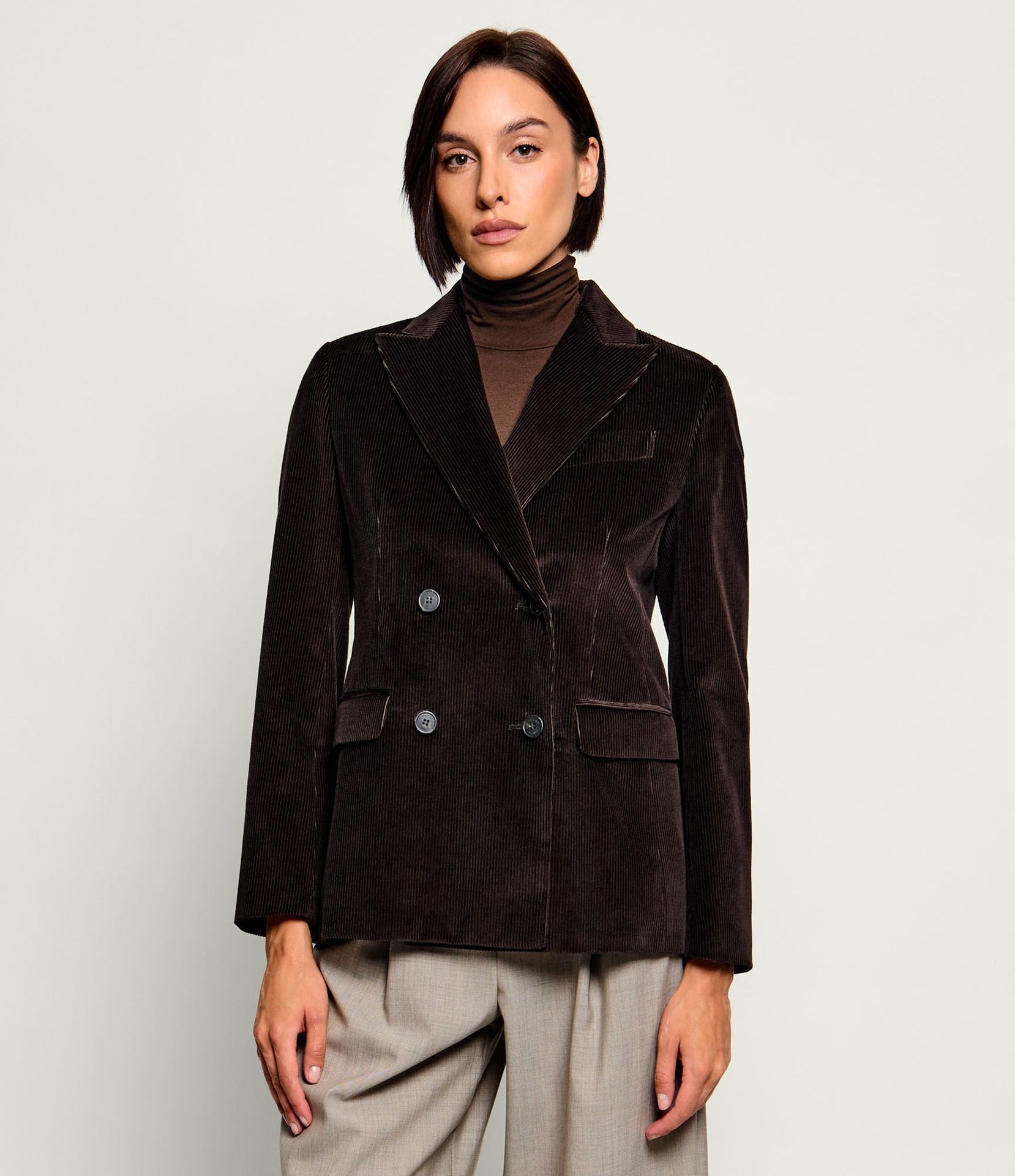 Weekend MaxMara Marynarka Wkdkatanga Regular Fit sztruks